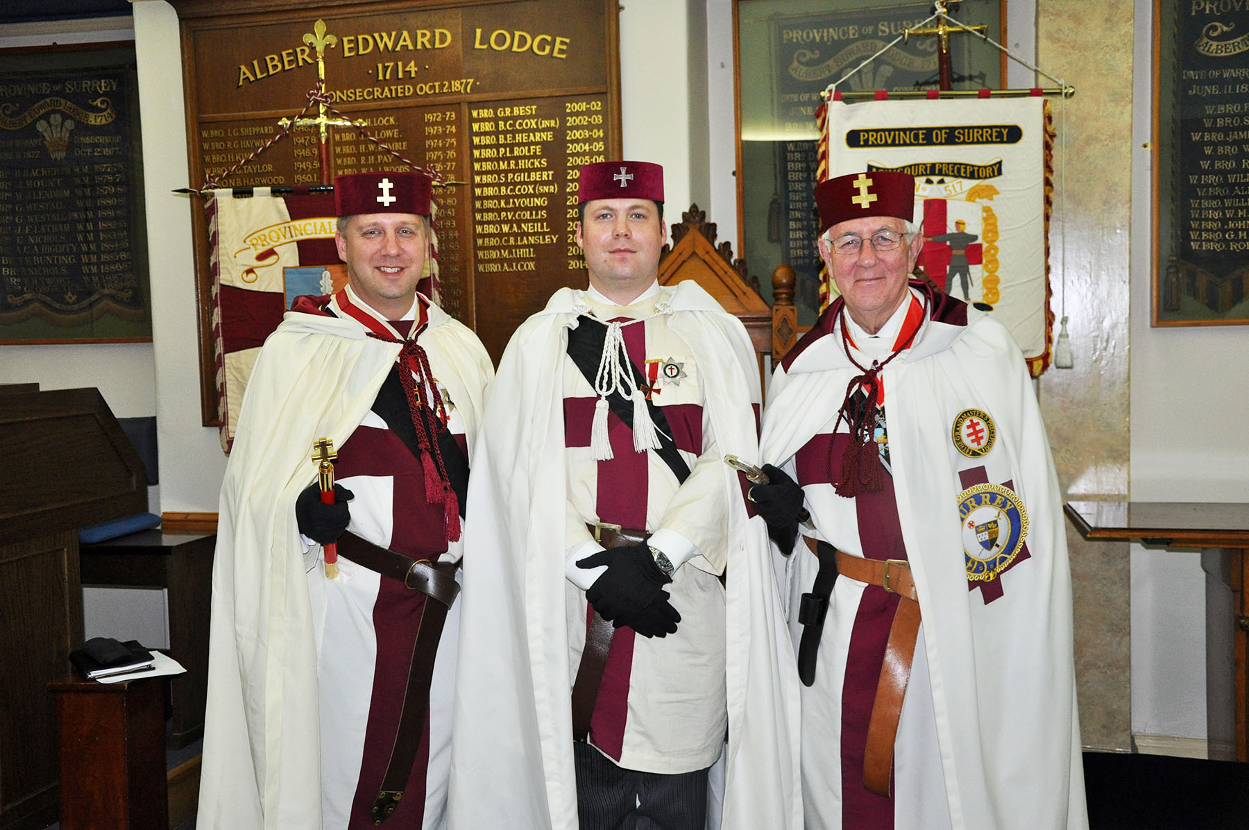 A full team visit to Agincourt Preceptory